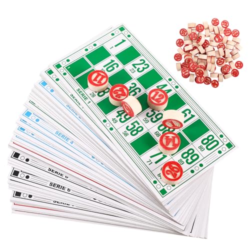 SOPOTUTU 1Satz Russisches Bingo Schachspielset Für Familien Lernspielzeug Logischem Handwerkskunst Für Erwachsene Und Spaßige Spielquelle von SOPOTUTU