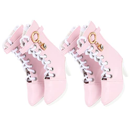 SOPOTUTU 2 Paare Puppen High Heel Schuhe Miniatur Boots für Puppen Modische Ersatzschuhe als Puppenaccessoire Kreativen Ankleiden SOPOTUTU 2 Paare Puppen High Heel Schuhe Miniatur Boots für Puppen Modische Ersatzschuhe als Puppenaccessoire Kreativen Ankleiden von SOPOTUTU