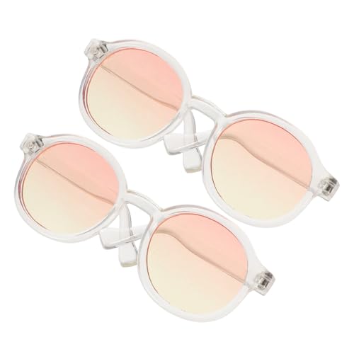 SOPOTUTU 2 Paare Sonnenbrille für Puppen Stylische Gläser für Puppen Dekoration Tragbar und Leicht Outfit für Geburtstagsgeschenke und Feiertage SOPOTUTU 2 Paare Sonnenbrille für Puppen Stylische Gläser für Puppen Dekoration Tragbar und Leicht Outfit für Geburtstagsgeschenke und Feiertage von SOPOTUTU