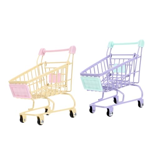 SOPOTUTU 2 STÜCK Teiliges Mini Einkaufswagen aus Metall Realistisch Robust für Rollenspiele und Supermarkt Spiel Fördert Kreativität und Motorische Fähigkeiten Zufällige Zufällige Farbe SOPOTUTU 2 STÜCK Teiliges Mini Einkaufswagen aus Metall Realistisch Robust für Rollenspiele und Supermarkt Spiel Fördert Kreativität und Motorische Fähigkeiten Zufällige Zufällige Farbe von SOPOTUTU