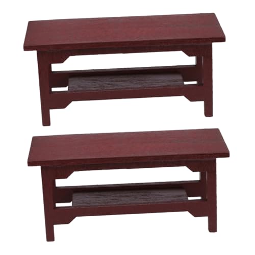 SOPOTUTU 2 STÜCK Teiliges Miniatur Holzmöbel Chinesischer Stil Handgefertigter Miniatur Schreibtisch DIY Bemalbar Dekoratives Miniaturmöbel für Puppenhaus Fotorequisite und SOPOTUTU 2 STÜCK Teiliges Miniatur Holzmöbel Chinesischer Stil Handgefertigter Miniatur Schreibtisch DIY Bemalbar Dekoratives Miniaturmöbel für Puppenhaus Fotorequisite und von SOPOTUTU