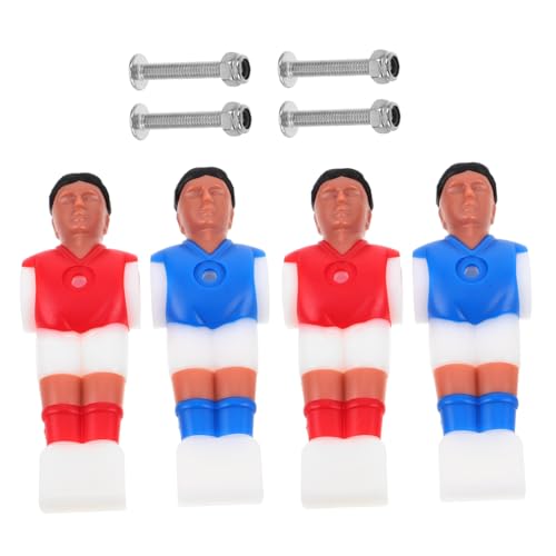 SOPOTUTU 2 Sätze Foosball Spieler Figuren aus Kunststoff Realistische Tischfußball Ersatzteile Verbesserte Präzision für Familien Bürospiel Kompakt und Vielseitig für Gesellige Spielrunden von SOPOTUTU