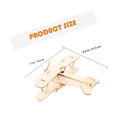 SOPOTUTU 2 Sätze Holzflugzeug Puzzle Bausatz DIY Modellbau Kit mit Glatter Oberfläche Sicheres Langlebiges Holzspielzeug für Erwachsene und Dekoratives Flugzeug Modell Geschenk SOPOTUTU 2 Sätze Holzflugzeug Puzzle Bausatz DIY Modellbau Kit mit Glatter Oberfläche Sicheres Langlebiges Holzspielzeug für Erwachsene und Dekoratives Flugzeug Modell Geschenk von SOPOTUTU