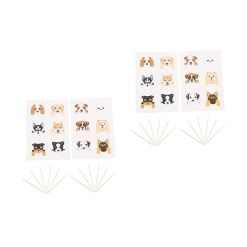 SOPOTUTU 2 Sätze Teiliges Hunde Geburtstag Tortendeko Mit Zahnstocher Und Kleber Kreative Puppy Cake Topper Für Hundeparty Detailreiche Hundegesichter Cupcake Dekoration 36 Stücke * 2 SOPOTUTU 2 Sätze Teiliges Hunde Geburtstag Tortendeko Mit Zahnstocher Und Kleber Kreative Puppy Cake Topper Für Hundeparty Detailreiche Hundegesichter Cupcake Dekoration 36 Stücke * 2 von SOPOTUTU