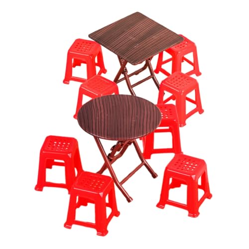 SOPOTUTU 2 Satz Tischstuhlmodell Mini Möbel Mini-Hausmöbel- Puppenhaus Dekoration Einrichtung Miniatur-Landschaftsdekoration Mikrolandschaftsornament Plastik SOPOTUTU 2 Satz Tischstuhlmodell Mini Möbel Mini-Hausmöbel- Puppenhaus Dekoration Einrichtung Miniatur-Landschaftsdekoration Mikrolandschaftsornament Plastik von SOPOTUTU