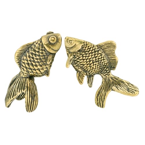 SOPOTUTU 2 Stück Antike Messing Feng Shui Deko Glücksbringer Kupfer-Kürbis- neujahrsschmuck Feng Shui Figur Skulptur chinesische Glücksverzierung Feng-Shui-Fischstatue Golden SOPOTUTU 2 Stück Antike Messing Feng Shui Deko Glücksbringer Kupfer-Kürbis- neujahrsschmuck Feng Shui Figur Skulptur chinesische Glücksverzierung Feng-Shui-Fischstatue Golden von SOPOTUTU