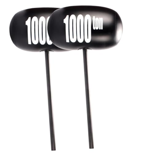 SOPOTUTU 2 Stück Aufblasbarer Hammer Robust Langlebig als Partyzubehör für Kindergeburtstag Luau Pool Outdoor feiern Bunte Luftballon hämmer für Jungen und Mädchen von SOPOTUTU