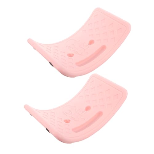 SOPOTUTU 2 Stück Balance Board Wackeln Wippe Kleinkind Bauchmuskeln Drehbrett Fitnessbrett Balancierübungsbrett Drehbretter Fördert Die Kindliche Entwicklung Yogabrett Oder Rosa von SOPOTUTU