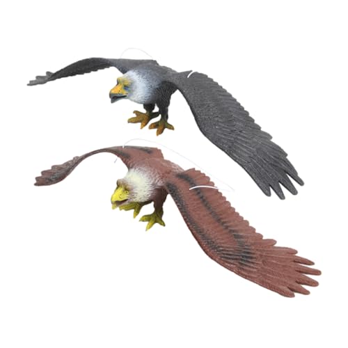 SOPOTUTU 2 Stück Balancierender Adler Mini-Vogel-tiermodell Balancierende Spielzeuge Balance Eagle Toy Balancierender Vogel Aus Metall Balancierendes Adlerspielzeug Für Den Finger Vinyl von SOPOTUTU