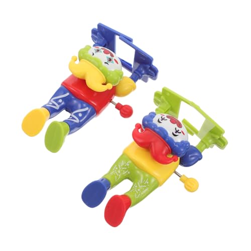 SOPOTUTU 2 Stück Clown-Aufziehspielzeug Tanzendes Clownspielzeug Halloween-Partygeschenke weihnachtsspielzeug zum aufziehen Retro- zum Aufziehen Clownfigur Puppe Plastik SOPOTUTU 2 Stück Clown-Aufziehspielzeug Tanzendes Clownspielzeug Halloween-Partygeschenke weihnachtsspielzeug zum aufziehen Retro- zum Aufziehen Clownfigur Puppe Plastik von SOPOTUTU