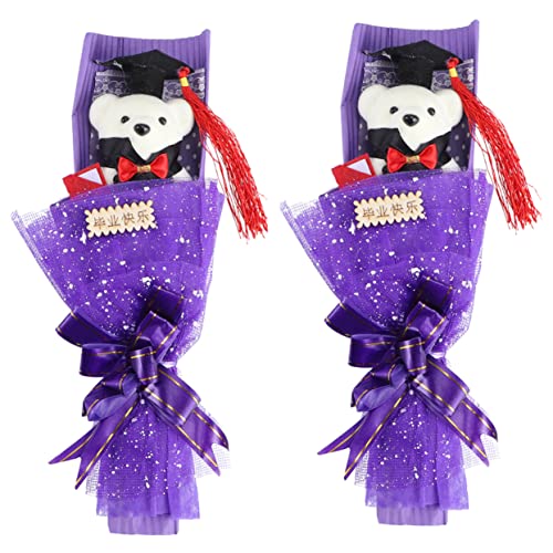 SOPOTUTU 2 Stück Doktorbär Blumenstrauß Niedliche Abschlussfeier Deko für Gratulationen und Erinnerungsfotos Geschenkidee für Graduierte Charmante Bärenfigur im Bouquet Design SOPOTUTU 2 Stück Doktorbär Blumenstrauß Niedliche Abschlussfeier Deko für Gratulationen und Erinnerungsfotos Geschenkidee für Graduierte Charmante Bärenfigur im Bouquet Design von SOPOTUTU