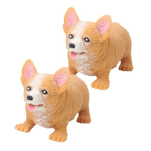 SOPOTUTU 2 Stück Entzückende Corgi Hundespielzeuge aus TPR Stressabbau für Geräuschloses Waschbares und Wiederverwendbares Druckspielzeug für Entspannte SOPOTUTU 2 Stück Entzückende Corgi Hundespielzeuge aus TPR Stressabbau für Geräuschloses Waschbares und Wiederverwendbares Druckspielzeug für Entspannte von SOPOTUTU