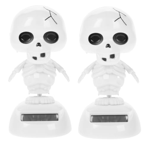 SOPOTUTU 2 Stück Halloween Auto Deko Solar Geisterfigur Kopfbewegung Tanzendes Skelett Auto Ornament für Pkw LKW SUV Armaturenbrett Halloween Party SOPOTUTU 2 Stück Halloween Auto Deko Solar Geisterfigur Kopfbewegung Tanzendes Skelett Auto Ornament für Pkw LKW SUV Armaturenbrett Halloween Party von SOPOTUTU