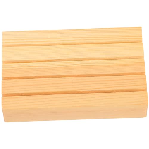 SOPOTUTU 2 Stück Holz Spielkartenhalter Spielkartenständer Stabile Kartenablage Praktische Kartenhalterung für Kartenspiele und Dekoration von SOPOTUTU