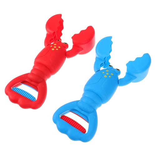 SOPOTUTU 2 Stück Hummergreifer Hummergreifer Strandspielzeug Für Kleinkinder Strandspielzeug Für Jungen Squeeze Grab Beach Toy Sandkasten-sandspielzeug Plastik von SOPOTUTU