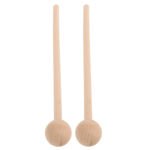 SOPOTUTU 2 Stück Kindgerechte Holzklöppel Sichere Percussion Sticks für Klarer für Xylophon Glockenspiel Frühe Musikbildung Fördert Rhythmus und Kreativität von SOPOTUTU