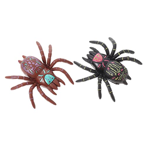 SOPOTUTU 2 Stück Kunstspinnen Streichspielzeug Täuschungs Spinnen für Halloween und Partys Schwarze und Braune Spinne für Scherze und Überraschungen SOPOTUTU 2 Stück Kunstspinnen Streichspielzeug Täuschungs Spinnen für Halloween und Partys Schwarze und Braune Spinne für Scherze und Überraschungen von SOPOTUTU