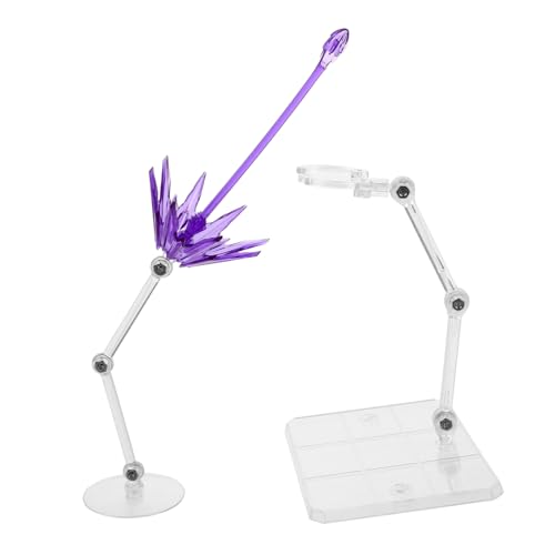 SOPOTUTU 2 Stück Kunststoff Actionfigur mit Spezialeffekten Stabiler Mini Doll Halter für Modell Displays und Actionfiguren Darstellung und Effektteilen SOPOTUTU 2 Stück Kunststoff Actionfigur mit Spezialeffekten Stabiler Mini Doll Halter für Modell Displays und Actionfiguren Darstellung und Effektteilen von SOPOTUTU