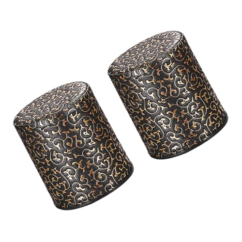 SOPOTUTU 2 Stück Leder Würfelbecher Anti Cheating Würfelbox Schwarz Ktv Spiel Zubehör Lustiges für Party und Freunde SOPOTUTU 2 Stück Leder Würfelbecher Anti Cheating Würfelbox Schwarz Ktv Spiel Zubehör Lustiges für Party und Freunde von SOPOTUTU