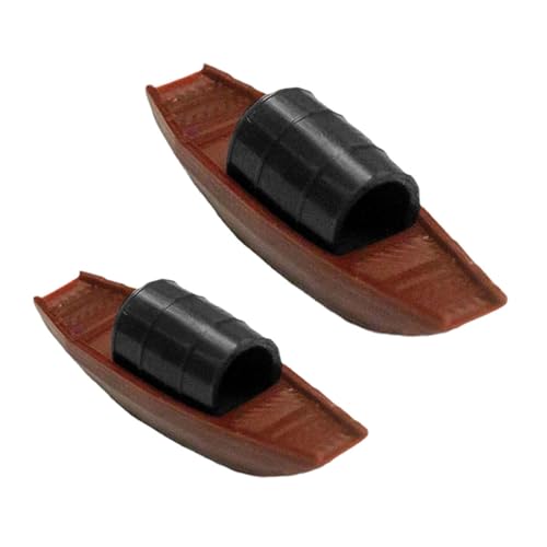 SOPOTUTU 2 Stück Mikro-landschaftsschiffmodell Miniatur-landschaftsdekoration Fischerboot Miniaturboot -fischerboot Puppenhaus-szenerie-Requisiten Light Brown Plastik SOPOTUTU 2 Stück Mikro-landschaftsschiffmodell Miniatur-landschaftsdekoration Fischerboot Miniaturboot -fischerboot Puppenhaus-szenerie-Requisiten Light Brown Plastik von SOPOTUTU