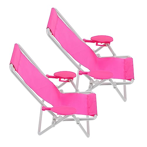 SOPOTUTU 2 Stück Mini Liegestuhl Deko für Puppenhaus Teiliges Realistisches Design Sichere Materialien für Kreative Spiele und Dekoration im Kinderzimmer SOPOTUTU 2 Stück Mini Liegestuhl Deko für Puppenhaus Teiliges Realistisches Design Sichere Materialien für Kreative Spiele und Dekoration im Kinderzimmer von SOPOTUTU