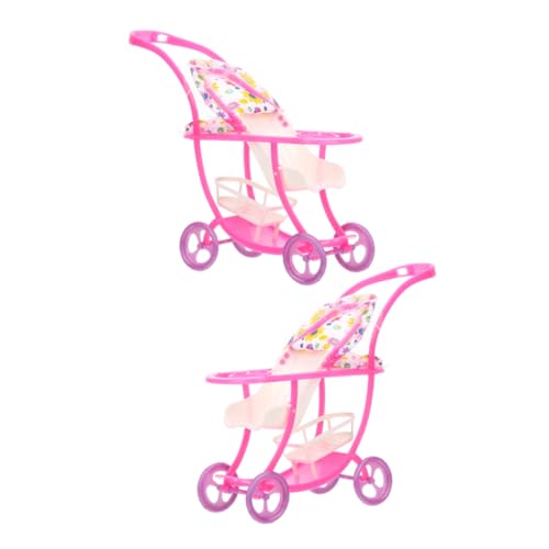 SOPOTUTU 2 Stück Mini Puppenwagen für Rollenspiele Kompakter und Tragbarer Puppenwagen für Kreative Spielzeiten für Jahren SOPOTUTU 2 Stück Mini Puppenwagen für Rollenspiele Kompakter und Tragbarer Puppenwagen für Kreative Spielzeiten für Jahren von SOPOTUTU