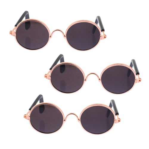 SOPOTUTU 2 Stück Miniatur Runde Sonnenbrille Teiliges aus Kunststoff für Puppen ca Transparent Farbgestaltung Puppen Kostümzubehör und Foto Requisite SOPOTUTU 2 Stück Miniatur Runde Sonnenbrille Teiliges aus Kunststoff für Puppen ca Transparent Farbgestaltung Puppen Kostümzubehör und Foto Requisite von SOPOTUTU