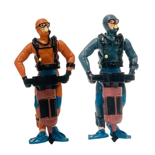SOPOTUTU 2 Stück Miniatur Taucher Figur Realistische Aquarium Deko Robuste Materialqualität Fischfreundlich für Sandtisch und Wohnraumgestaltung SOPOTUTU 2 Stück Miniatur Taucher Figur Realistische Aquarium Deko Robuste Materialqualität Fischfreundlich für Sandtisch und Wohnraumgestaltung von SOPOTUTU