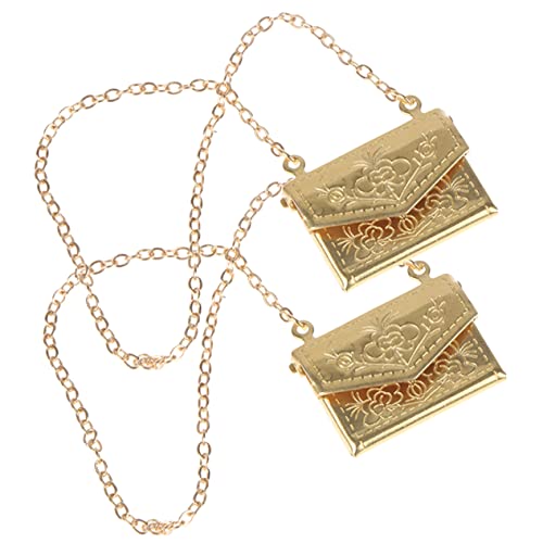 SOPOTUTU 2 Stück Miniature Metalltaschen Teiliges Puppenhaus Zubehör Niedliche Schultertaschen für Puppen Dekorative Accessoires für Sammler Langlebig für Schlafzimmer Dekoration SOPOTUTU 2 Stück Miniature Metalltaschen Teiliges Puppenhaus Zubehör Niedliche Schultertaschen für Puppen Dekorative Accessoires für Sammler Langlebig für Schlafzimmer Dekoration von SOPOTUTU