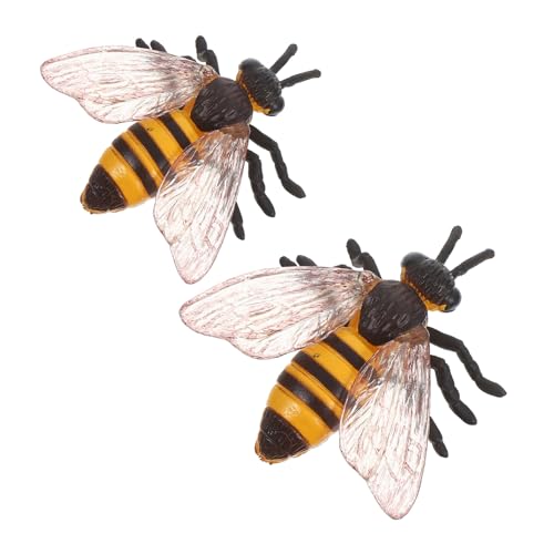SOPOTUTU 2 Stück Modellfiguren Aus Kunststoff Aktionsbienen Für Den Frühen Themengarten – Kuchenbiene Für Streichinsekten Pädagogische Figuren Honigbiene Insekten SOPOTUTU 2 Stück Modellfiguren Aus Kunststoff Aktionsbienen Für Den Frühen Themengarten – Kuchenbiene Für Streichinsekten Pädagogische Figuren Honigbiene Insekten von SOPOTUTU