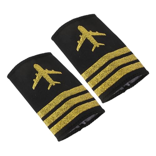 SOPOTUTU 2stücke Junge Mädchen Piloten Schulterklappen Epauletten Für Airlines Uniform Cosplay Und Schulaufführungen Kreativität Fördern Vielseitiges Zubehör Für Kleine SOPOTUTU 2stücke Junge Mädchen Piloten Schulterklappen Epauletten Für Airlines Uniform Cosplay Und Schulaufführungen Kreativität Fördern Vielseitiges Zubehör Für Kleine von SOPOTUTU