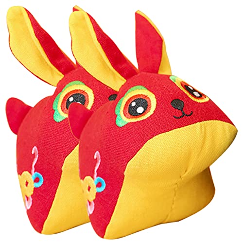 SOPOTUTU 2 Stück Plüschkaninchen Maskottchen Jahr des Hasen Niedliches Stofftier für Erwachsene Dekoration für Wohnzimmer Auto oder Schreibtisch Detailreich und Ansprechend SOPOTUTU 2 Stück Plüschkaninchen Maskottchen Jahr des Hasen Niedliches Stofftier für Erwachsene Dekoration für Wohnzimmer Auto oder Schreibtisch Detailreich und Ansprechend von SOPOTUTU