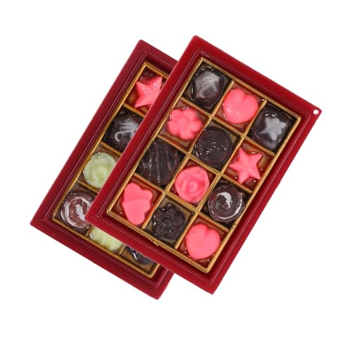 SOPOTUTU 2 Stück Realistische Schokoladenmodelle Künstliche Dessertdekorationen für Puppenhaus Vielseitige Fake Food Requisiten für DIY Basteln und Partyzubehör SOPOTUTU 2 Stück Realistische Schokoladenmodelle Künstliche Dessertdekorationen für Puppenhaus Vielseitige Fake Food Requisiten für DIY Basteln und Partyzubehör von SOPOTUTU