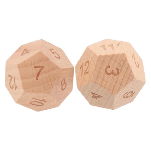 SOPOTUTU 2 Stück Seitige Hölzerne Zahlendice Set für Pädagogisches Mathe Logischem Denken Frühe Bildung und Eltern Junge Mädchen Interaktion Vintage Würfel für Lernspaß SOPOTUTU 2 Stück Seitige Hölzerne Zahlendice Set für Pädagogisches Mathe Logischem Denken Frühe Bildung und Eltern Junge Mädchen Interaktion Vintage Würfel für Lernspaß von SOPOTUTU