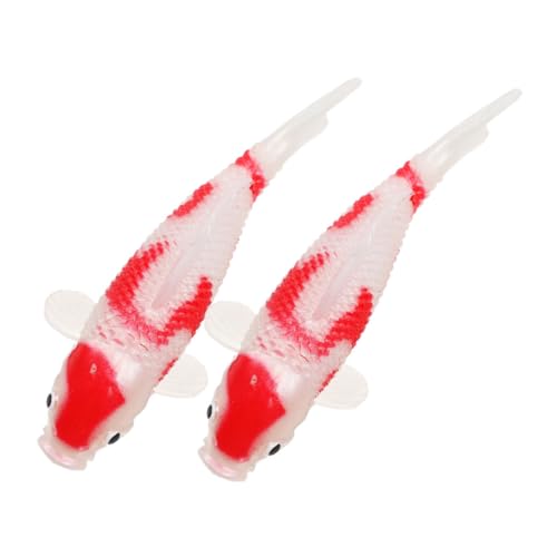 SOPOTUTU 2 Stück Simuliertes Koi-Modell Simulierter Simulationsfisch Mini-fischfiguren Miniatur-goldfischfiguren Simulationsornament -Figuren-Ornament Fisch-Statue PVC SOPOTUTU 2 Stück Simuliertes Koi-Modell Simulierter Simulationsfisch Mini-fischfiguren Miniatur-goldfischfiguren Simulationsornament -Figuren-Ornament Fisch-Statue PVC von SOPOTUTU