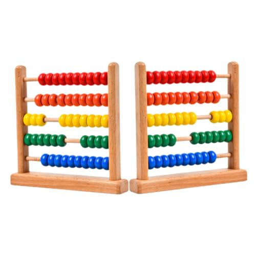 SOPOTUTU 2 Stück Teiliges Beech Holz Abakus für Vorschulkinder Robustes Zählrahmen Lernspielzeug Praktisches Rechenbrett zur Frühkindlichen Mathematikförderung Sicherer Holzrechenrahmen SOPOTUTU 2 Stück Teiliges Beech Holz Abakus für Vorschulkinder Robustes Zählrahmen Lernspielzeug Praktisches Rechenbrett zur Frühkindlichen Mathematikförderung Sicherer Holzrechenrahmen von SOPOTUTU