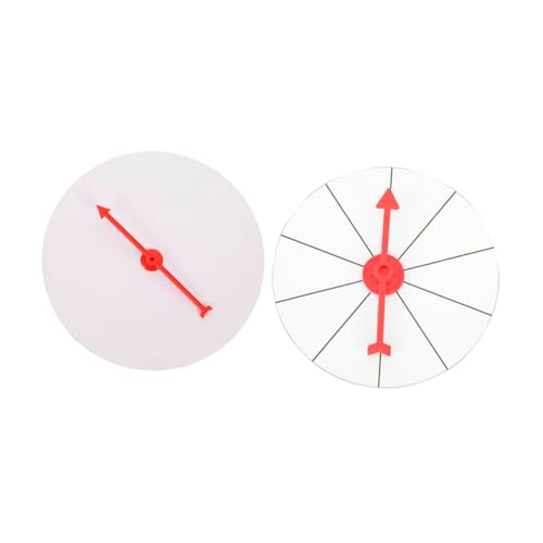 SOPOTUTU 2 Stück Teiliges Drehspiel DIY Beschreibbares Party Drehrad Wandmontierbar Party Zubehör Kreative Spieltisch Dekomponente von SOPOTUTU
