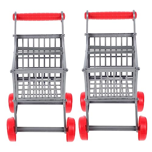 SOPOTUTU 2 Stück Teiliges Einkaufswagen aus Hochwertigem Handschonendes Realistisch Nachgebildetes Supermarkt Trolley für Kreative Rollenspiele und Entwicklung der Feinmotorik SOPOTUTU 2 Stück Teiliges Einkaufswagen aus Hochwertigem Handschonendes Realistisch Nachgebildetes Supermarkt Trolley für Kreative Rollenspiele und Entwicklung der Feinmotorik von SOPOTUTU