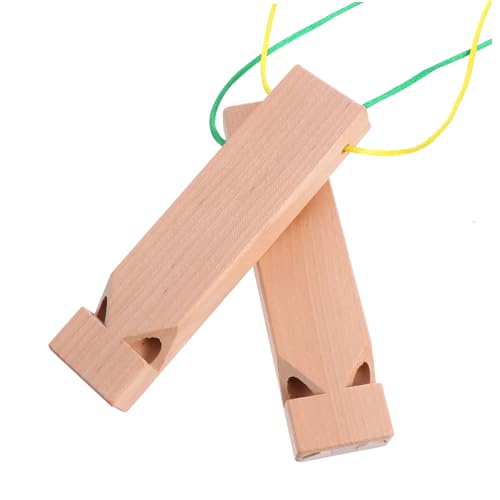 SOPOTUTU 2 Stück Teiliges Holz Zugpfeifen Kinderpfeife mit Kreativem Lokomotiv Sound Musikalisches für Jungen und Mädchen Geburtstags Zufällige Farbe Zufällige Farbe von SOPOTUTU