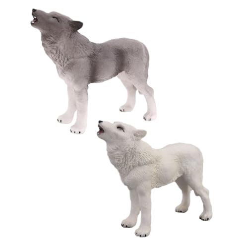SOPOTUTU 2 Stück Teiliges Wolf Modell aus Realistische Wolf Figurine Lebensechte Tierdekoration Pädagogisches Kindlichen Naturerkennung Robust und Tragbar SOPOTUTU 2 Stück Teiliges Wolf Modell aus Realistische Wolf Figurine Lebensechte Tierdekoration Pädagogisches Kindlichen Naturerkennung Robust und Tragbar von SOPOTUTU