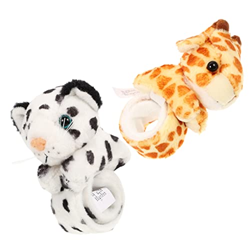 SOPOTUTU 2 Stück Tier Schnapparmbänder für Plüsch Armbänder Giraffen und Schneeleoparden Design Mitgebsel für Kindergeburtstage und Themenpartys SOPOTUTU 2 Stück Tier Schnapparmbänder für Plüsch Armbänder Giraffen und Schneeleoparden Design Mitgebsel für Kindergeburtstage und Themenpartys von SOPOTUTU