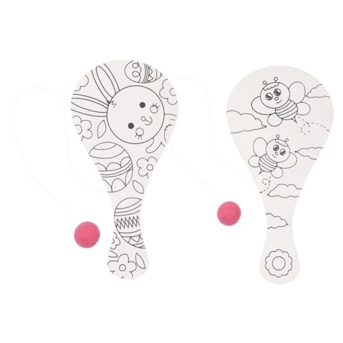 SOPOTUTU 2 Stück Unvollendetes Teiliges Holz Paddle Bastelset für DIY Malspielzeug zur Motorischer Fähigkeiten Hand Auge Koordination und Kreativer Gestaltung für Jungen und Mädchen bei SOPOTUTU 2 Stück Unvollendetes Teiliges Holz Paddle Bastelset für DIY Malspielzeug zur Motorischer Fähigkeiten Hand Auge Koordination und Kreativer Gestaltung für Jungen und Mädchen bei von SOPOTUTU