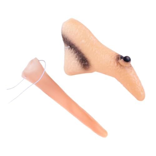 SOPOTUTU 2 Stück Witzige Hexennasen aus Leichtem Gummi für Halloween Cosplay Zubehör Bequeme Verkleidungsnase für Damen für Halloween Kostüm und Mottoparty SOPOTUTU 2 Stück Witzige Hexennasen aus Leichtem Gummi für Halloween Cosplay Zubehör Bequeme Verkleidungsnase für Damen für Halloween Kostüm und Mottoparty von SOPOTUTU
