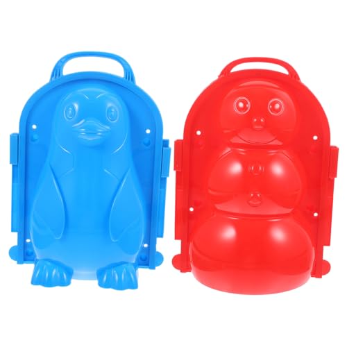 SOPOTUTU 2 Winterspielzeug Schneeballformer mit Schneemann und Pinguinform Glatte Kanten Kompakt für Outdoor Schneeballschlachten und Kreatives Zufällige Farbe SOPOTUTU 2 Winterspielzeug Schneeballformer mit Schneemann und Pinguinform Glatte Kanten Kompakt für Outdoor Schneeballschlachten und Kreatives Zufällige Farbe von SOPOTUTU