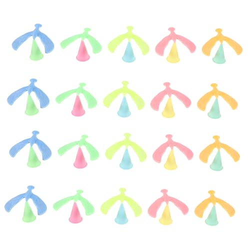 SOPOTUTU 20 Stück Balance-Vogel- Finger interaktives Balancierender Vogel kleines balancierendes Vogelspielzeug Adler balancieren Plastik von SOPOTUTU