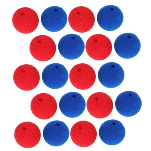 SOPOTUTU 20 Stück Clown Nasen aus Weichem Rote und Blaue Clownsnasen für Karneval Fasching Mottoparty und Bühnenperformance Bequem Leicht und Passend für Erwachsene SOPOTUTU 20 Stück Clown Nasen aus Weichem Rote und Blaue Clownsnasen für Karneval Fasching Mottoparty und Bühnenperformance Bequem Leicht und Passend für Erwachsene von SOPOTUTU