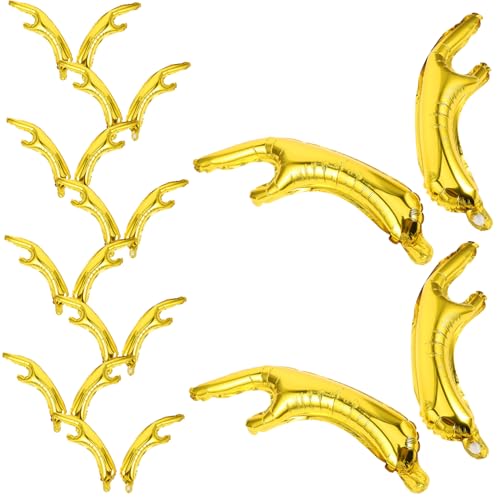 SOPOTUTU 20 Stück Goldene Hirschgeweih Folienballons Aluminiumfolie Partydeko für Kindergeburtstag Festliche Weihnachtsdekoration Kreative Tierhörner für Fotoaufnahmen und Fantasievolle SOPOTUTU 20 Stück Goldene Hirschgeweih Folienballons Aluminiumfolie Partydeko für Kindergeburtstag Festliche Weihnachtsdekoration Kreative Tierhörner für Fotoaufnahmen und Fantasievolle von SOPOTUTU