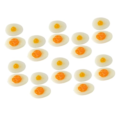SOPOTUTU 20 Stück Halbe Eier DIY Bastelbedarf für Puppenhäuser Lebensmittel Dekoration Rollenspielzeug für Kreative Fotografie SOPOTUTU 20 Stück Halbe Eier DIY Bastelbedarf für Puppenhäuser Lebensmittel Dekoration Rollenspielzeug für Kreative Fotografie von SOPOTUTU