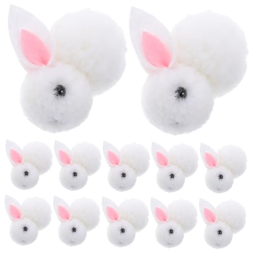 SOPOTUTU 20 Stück Hase Stoffhase kleine Hasen-Anhänger Hase aus Wollfilz Mini-Kaninchen Mini-Filzhase Miniatur-Tierfiguren Simulation Tiermodell Simulationstiere Plüsch Weiß SOPOTUTU 20 Stück Hase Stoffhase kleine Hasen-Anhänger Hase aus Wollfilz Mini-Kaninchen Mini-Filzhase Miniatur-Tierfiguren Simulation Tiermodell Simulationstiere Plüsch Weiß von SOPOTUTU
