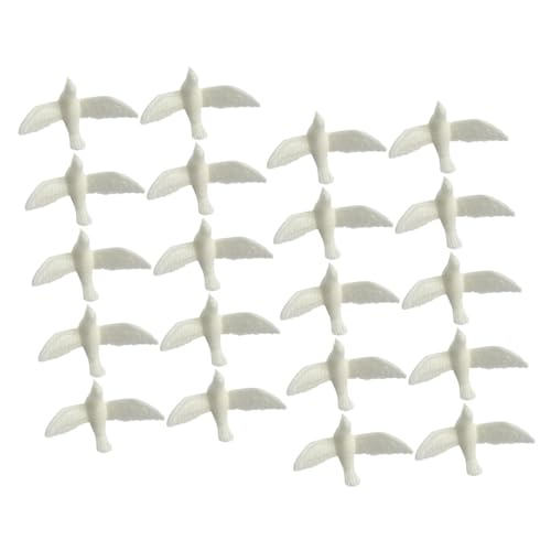 SOPOTUTU 20 Stück Kleine Weiße Taubenmodelle Winzige Ornamente Vögel Miniaturen Puppen Kleinkinder Figuren Kleine Babydekoration Mini Hausdekor Mini Haustaube Kinderspielzeug SOPOTUTU 20 Stück Kleine Weiße Taubenmodelle Winzige Ornamente Vögel Miniaturen Puppen Kleinkinder Figuren Kleine Babydekoration Mini Hausdekor Mini Haustaube Kinderspielzeug von SOPOTUTU